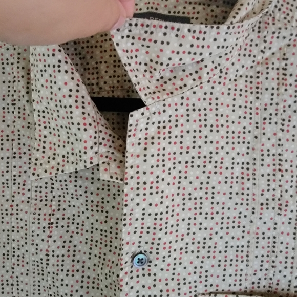 BANANA REPUBLIC CLASSIC Men's collared short sleeve button-down shirt XLARGE - Picture 4 of 12